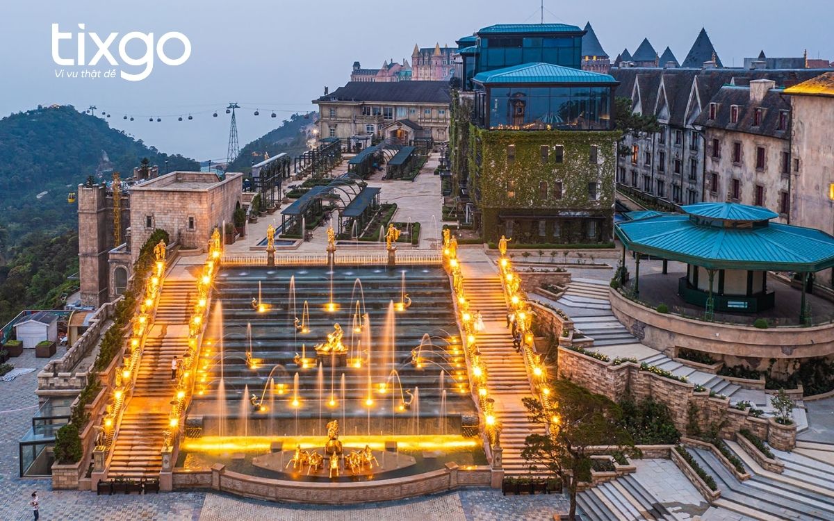 Checkin Thác Thần Mặt Trời khi du lịch Bà Nà Hills Checkin Thác Thần Mặt Trời khi du lịch Bà Nà Hills