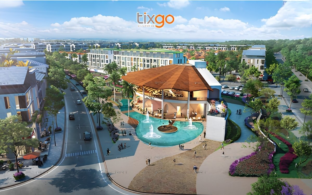 Đường Trần Hưng Đạo là tuyến đường trung tâm khi di chuyển ở Phú Quốc