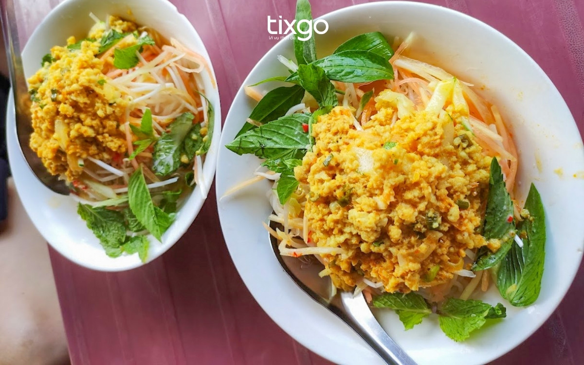 Bún Kèn với hương vị bùi béo của nước cốt dừa