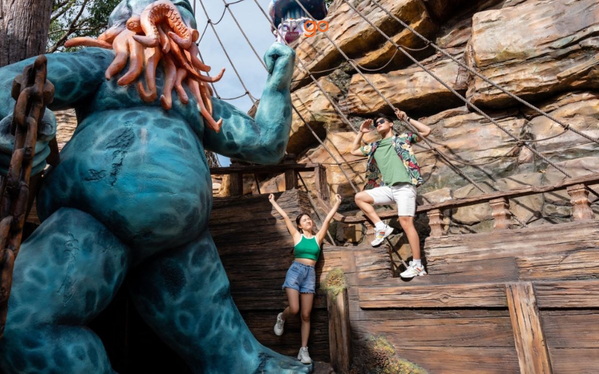 Tiểu cảnh theo chủ đề ấn tượng làng exotica