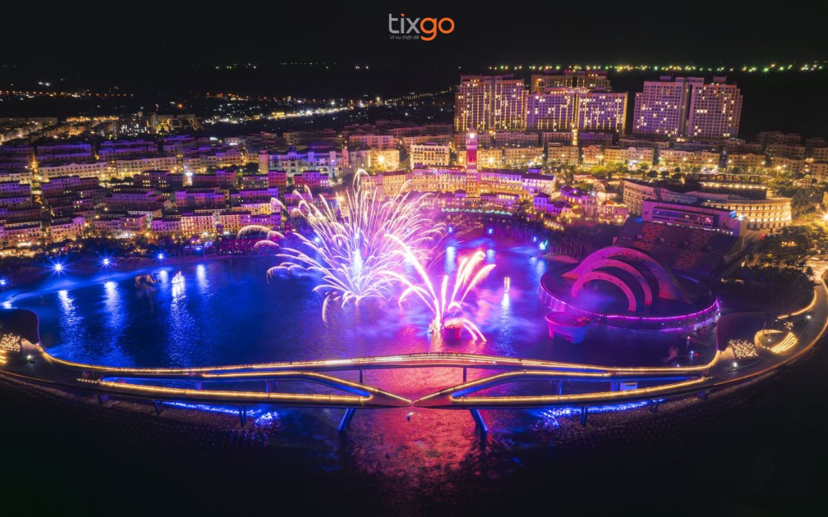 Kiss Of The Sea & Symphony Of The Sea là hai show diễn hot bậc nhất tại Sunset Town