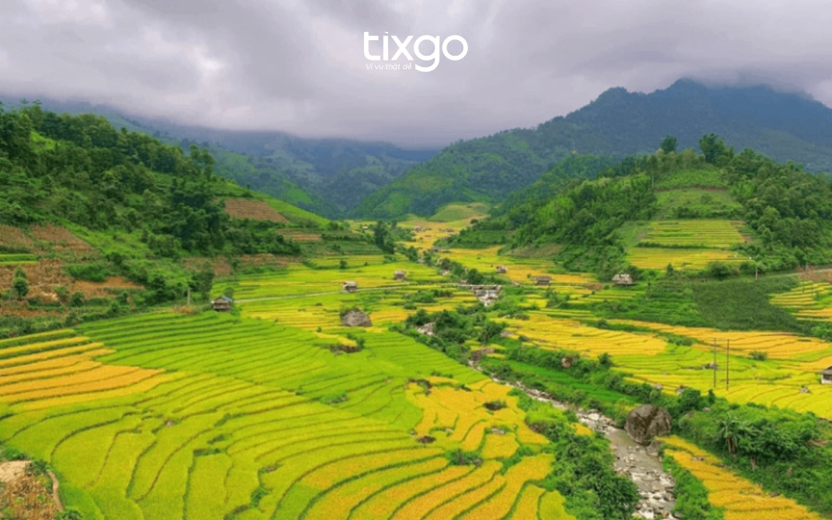 Thời điểm gieo lúa tại Nậm Cang