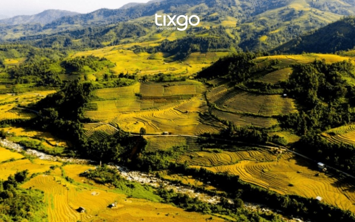 Nét thơ mộng của ruộng bậc thang Nậm Cang