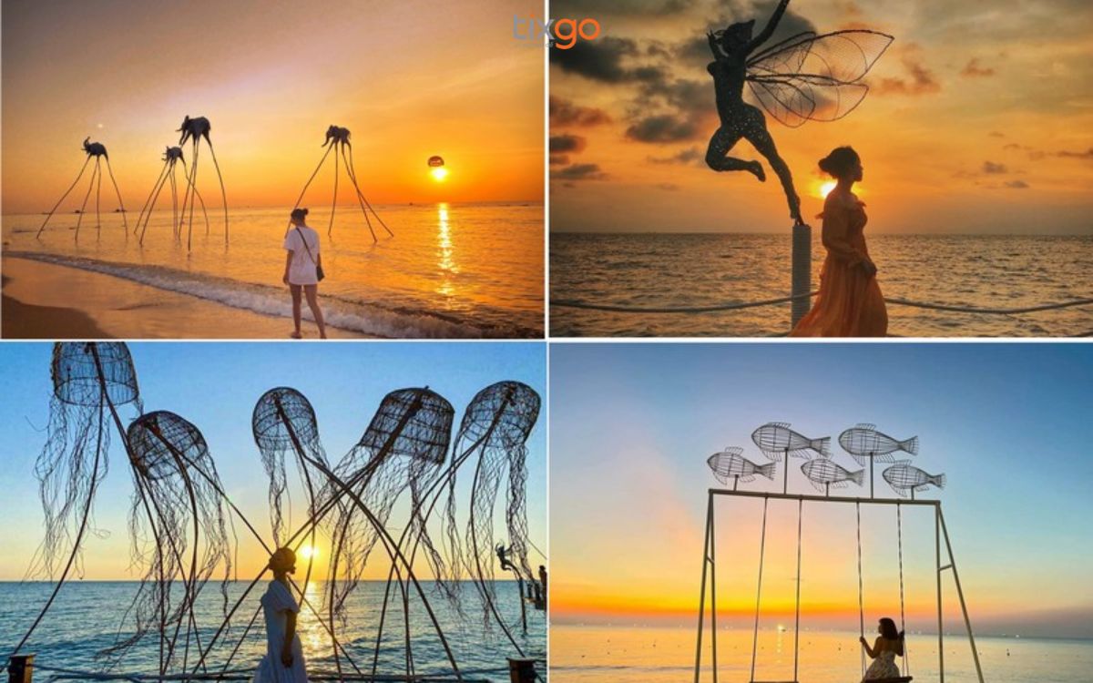 Outfit phù hợp khiến trải nghiệm ngắm hoàng hôn Phú Quốc trở nên trọn vẹn