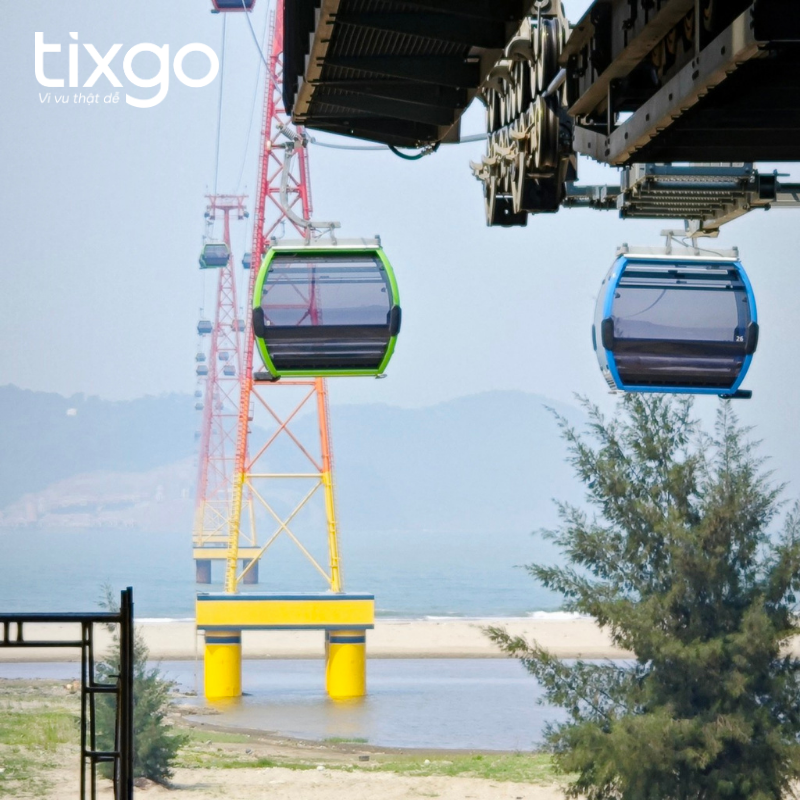 Trải nghiệm tuyến cáp treo dài nhất Bắc Trung Bộ Những thời điểm thích hợp để vui chơi Vinwonders Cửa Hội