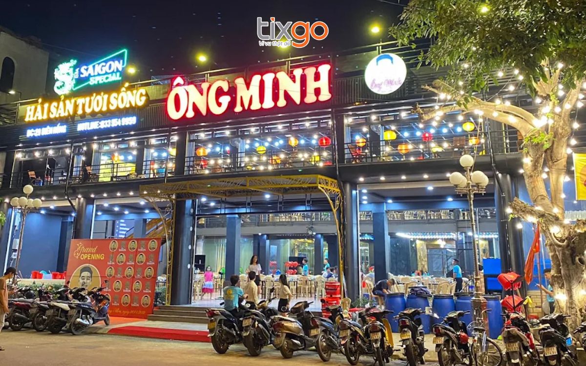 quán hải sản ngon ở mỹ khê đà nẵng Quán hải sản Ông Minh tọa lạc trên đường Võ Nguyên Giáp sầm uất