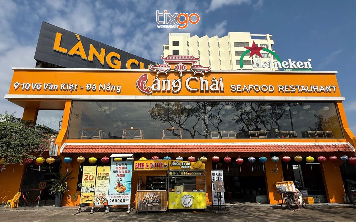 quán hải sản ngon ở sơn trà đà nẵng Hải sản Làng Chài được thực khách đánh giá cao