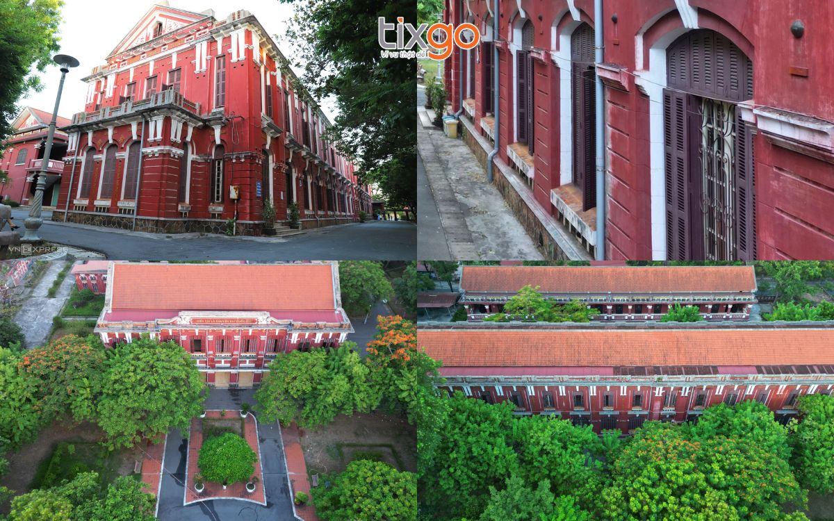 quốc học huế Kiến trúc Pháp tại Quốc Học Huế