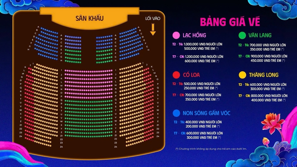 giá vé show đất nước thiên hùng ca giá vé show đất nước thiên hùng ca