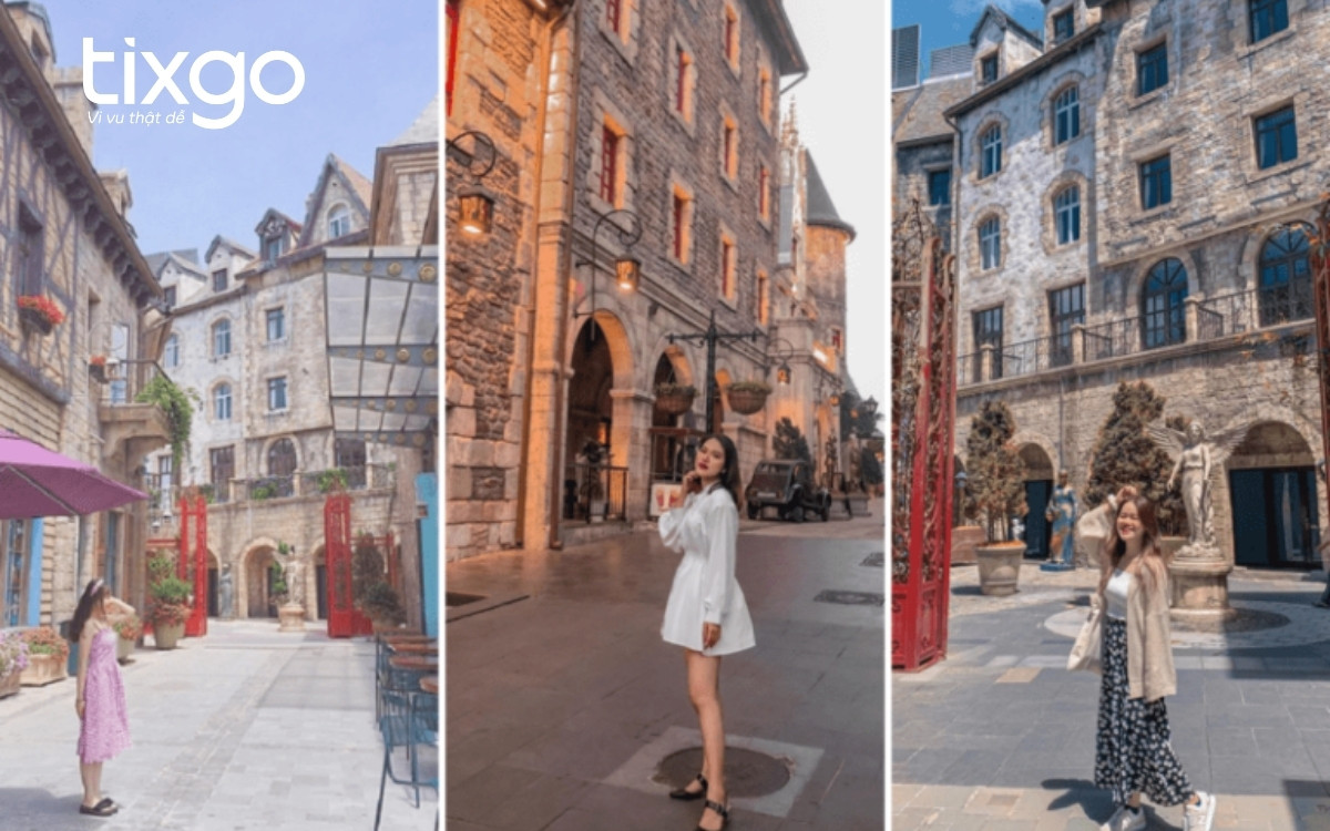 Ngôi làng Conques Aveyron là một địa điểm sống ảo tại Bà Nà Hills Ngôi làng Conques Aveyron là một địa điểm sống ảo tại Bà Nà Hills