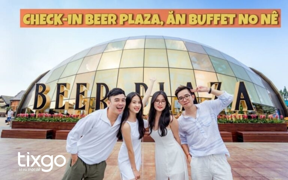Beer Plaza - Góc sống ảo tại Bà Nà Hills độc đáo Beer Plaza - Góc sống ảo tại Bà Nà Hills độc đáo