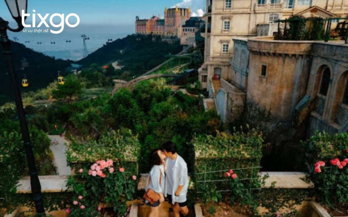 Vườn hoa Le Jardin D'Amour - Một góc sống ảo tại Bà Nà Hill Vườn hoa Le Jardin D'Amour - Một góc sống ảo tại Bà Nà Hill