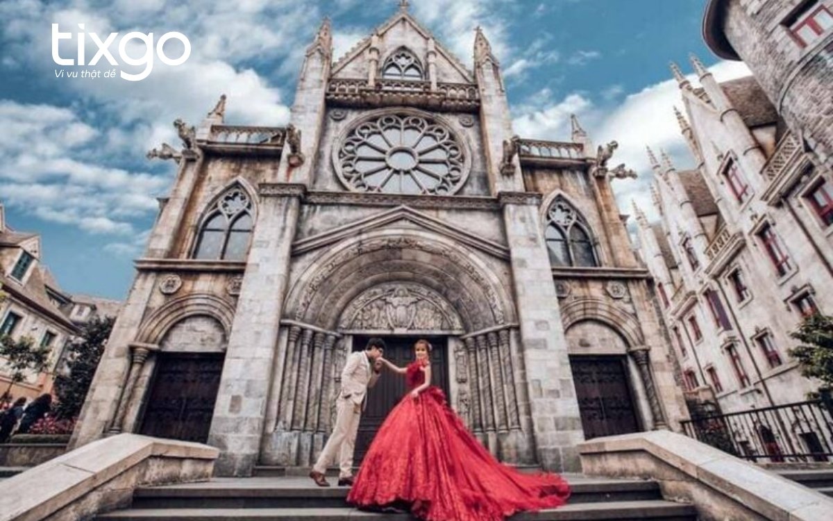 Sống ảo tại Bà Nà Hills với Thánh đường St Denis Sống ảo tại Bà Nà Hills với Thánh đường St Denis