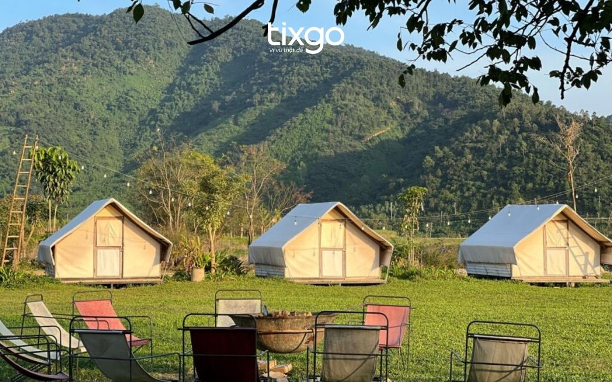 Hòa mình với thiên nhiên tại Hòa Bắc Ecolodge khi  đi Khu du lịch sinh thái Hòa Bắc