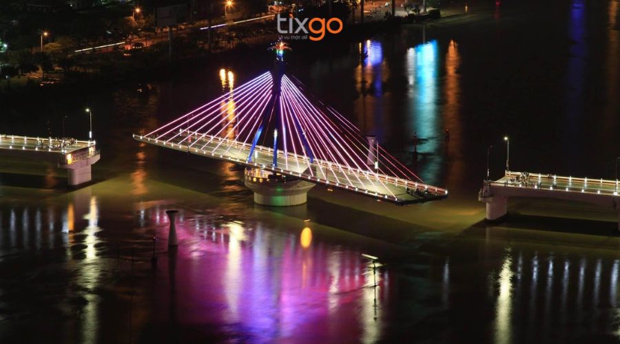 Lịch cầu quay Sông Hàn mới nhất: T7-CN vào 23h-24h 