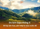 Tixgo | Vi vu thật dễ Du lịch Sapa tháng 3: Bí kíp săn hoa, săn mây & mùa nước đổ