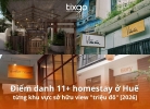 Điểm danh 11 homestay ở Huế theo từng khu vực có view “triệu đô”