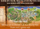 Tixgo cập nhật: Mở bán vé VinWonders & Sun World Hòn Thơm mở 2 game mới