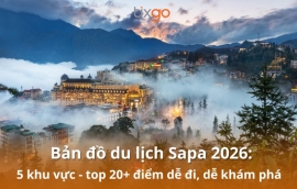 Bản đồ du lịch Sapa: 5 khu vực - top 20+ điểm dễ đi, dễ khám phá [Hot nhất 2026]