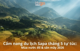 Cẩm nang du lịch Sapa tháng 5 tự túc: Mùa nước đổ & săn mây 2026