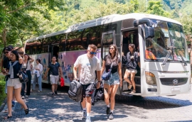 Bà Nà Hills miễn phí xe bus 2 chiều Đà Nẵng - Bà Nà 