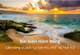 Tixgo | Vi vu thật dễ Bãi biển Hàm Rồng: Cẩm nang du lịch "Lý Sơn thu nhỏ" xứ Huế A-Z