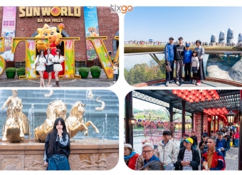 Sun World Ba Na Hills ưu đãi vé đến 60% cho khách miền Trung - Tây Nguyên tháng 3/2026