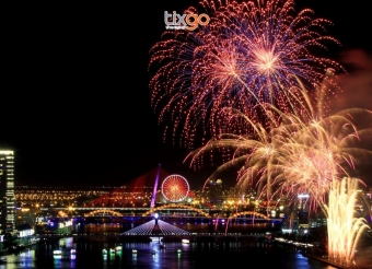 Tixgo | Vi vu thật dễ Pháo hoa Tết Âm Lịch Đà Nẵng 2026: 6 địa điểm pháo hoa tầm cao & lịch bắn