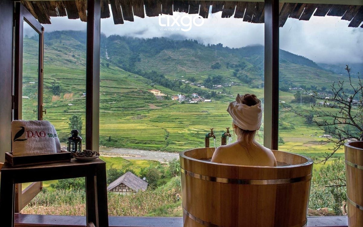 Lá Dao Spa là địa điểm tắm lá Dao Đỏ Sapa Lá Dao Spa là địa điểm tắm lá Dao Đỏ Sapa