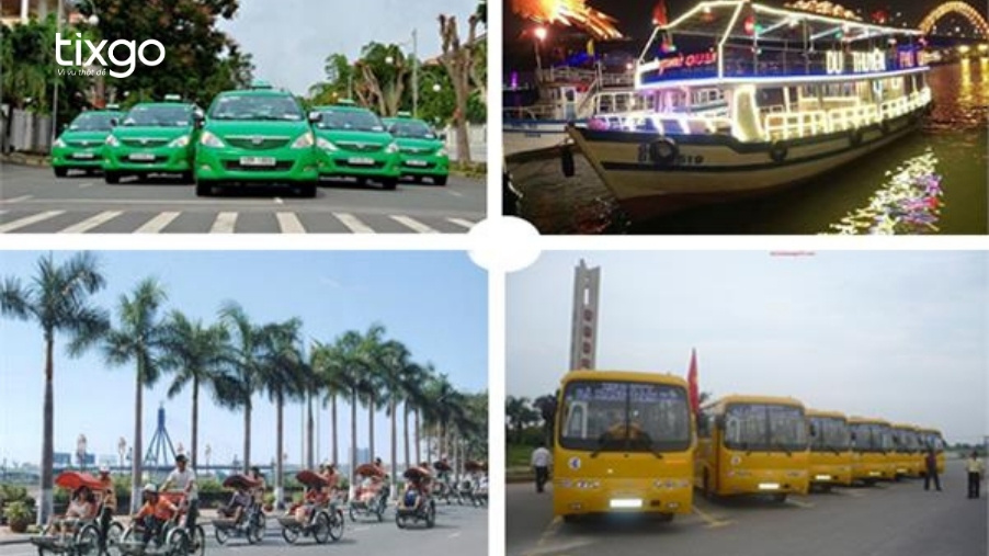 Phương tiện di chuyển khi tham quan Đà Nẵng 1 ngày