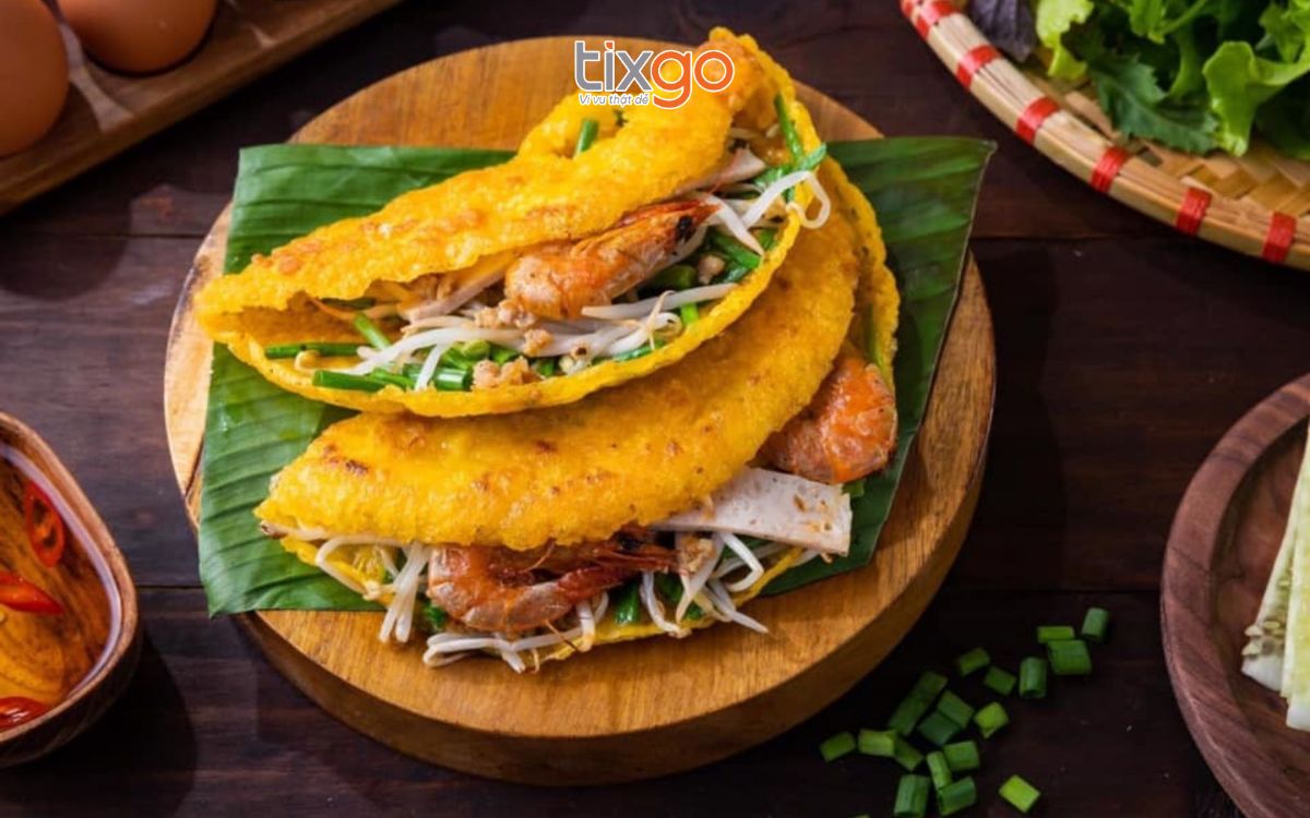 thánh địa mỹ sơn đà nẵng Bánh xèo miền Trung
