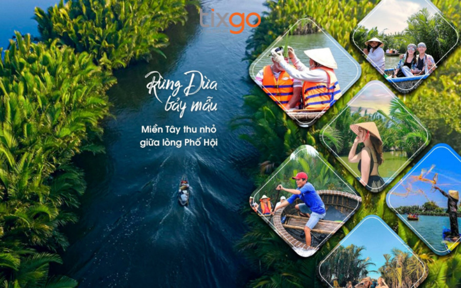 Tour Đà Nẵng 1 ngày: Tour Rừng Dừa 7 mẫu - Hội An từ Đà Nẵng