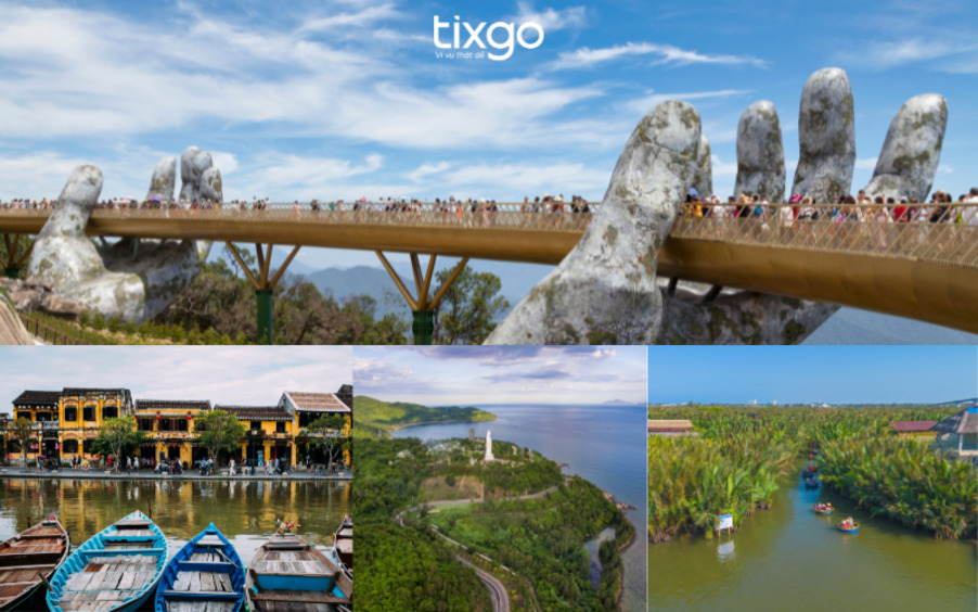 Tour Đà Nẵng 4N3Đ Sơn Trà - Rừng Dừa - Hội An - Bà Nà Hills - Núi Thần Tài