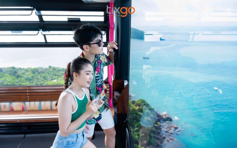 Chọn quần short ngắn năng động khi đi cáp treo 