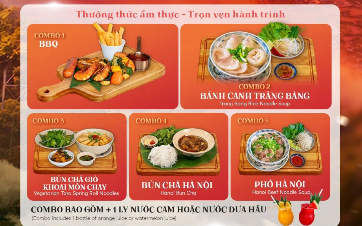 combo hoàng hôn 986m sunworld bà đen 