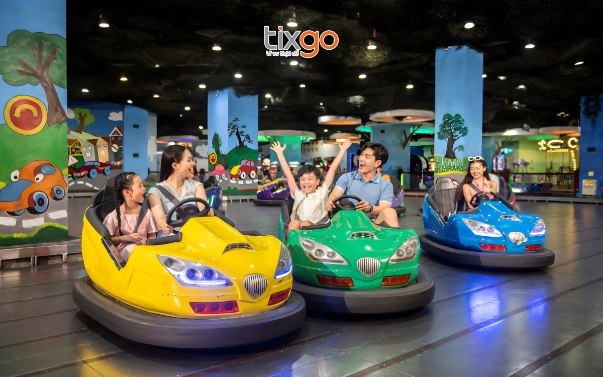 Vui chơi thả ga với hơn 200 máy game tại khu trò chơi tại VinKE