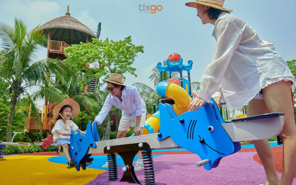 Khu vui chơi trẻ em với chủ đề đại dương