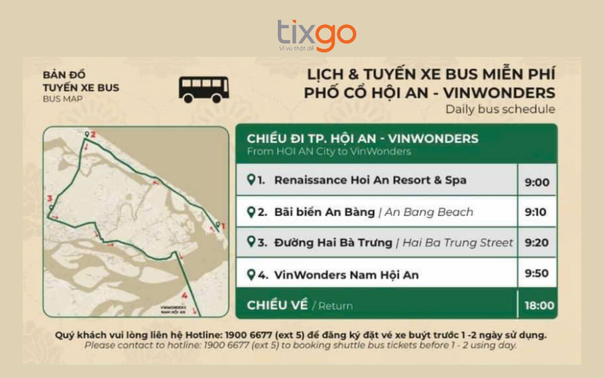 xe buýt vinwonder nam hội an 